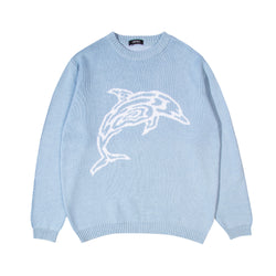 Dolphin Crewneck - Blue