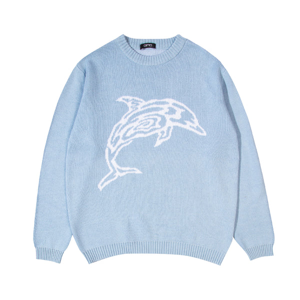 Dolphin Crewneck - Blue
