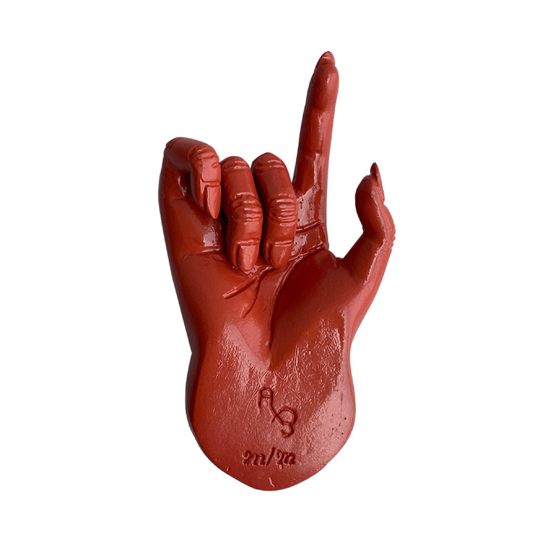Cumm Down Palm Vinyl Holder