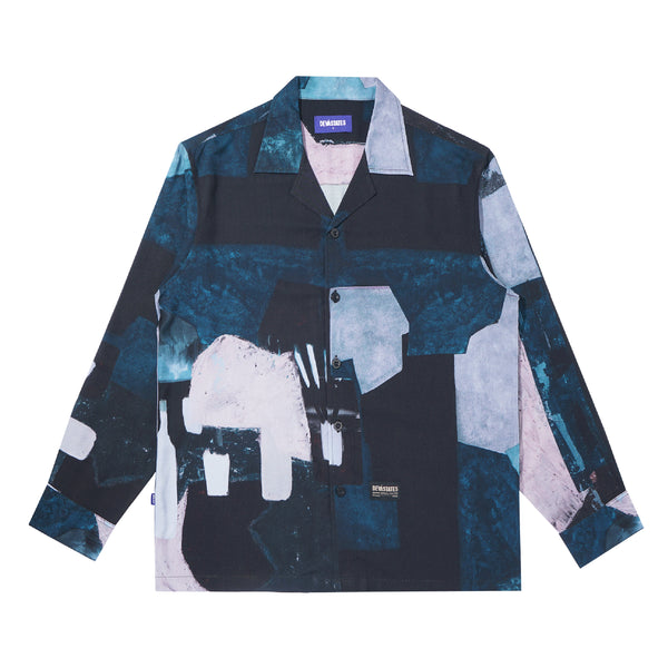 Wildblue LS Souvenir Shirt - Blue/Multi
