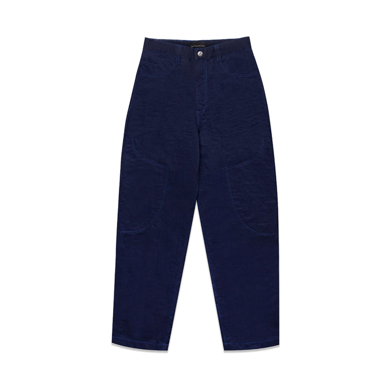 Double Knee Work Pants - Dark Blue