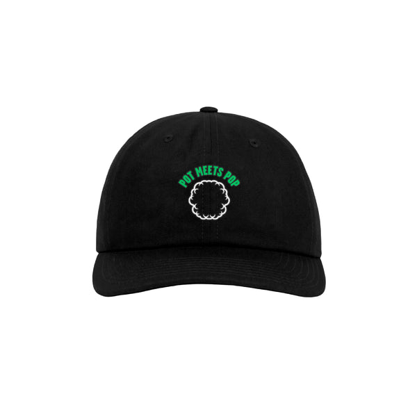 Smoke Logo Dad Cap - Black