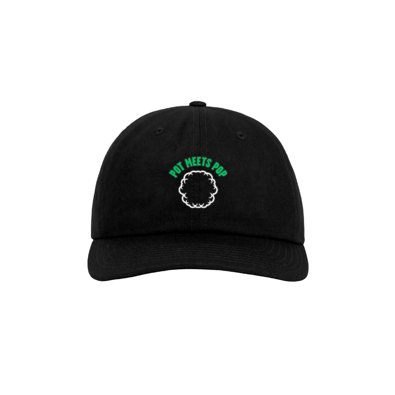 Smoke Logo Dad Cap - Black