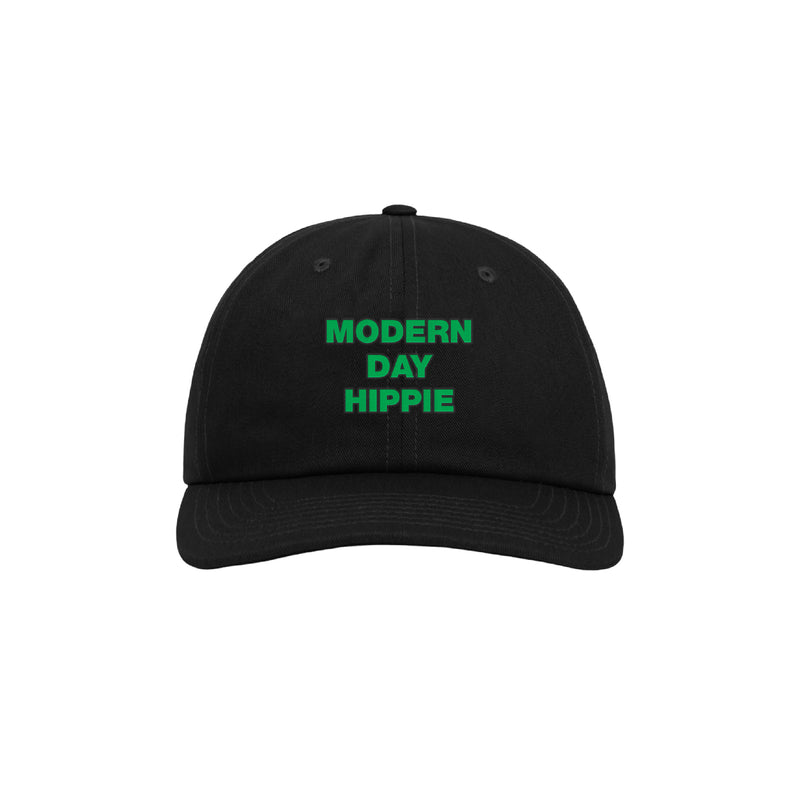 Modern Day Hippie Dad Cap - Black