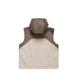 Bridged Hooded Gilet - Khaki