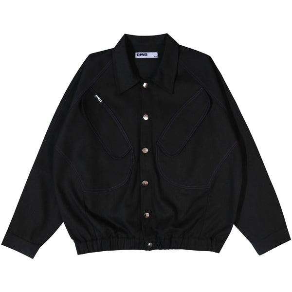 Noma Twill Pocket Jacket - Black