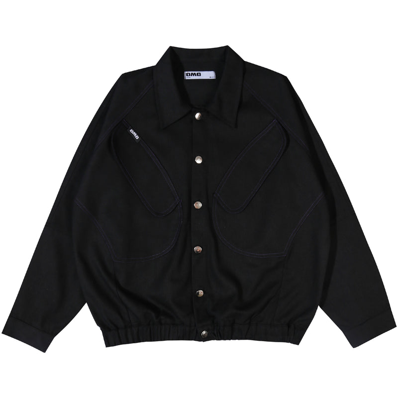 Noma Twill Pocket Jacket - Black