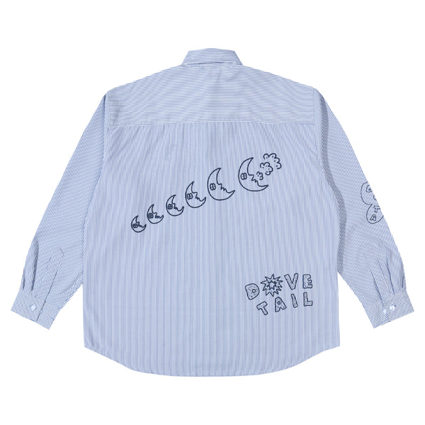 Peculiar Stripe Shirt - White/Blue