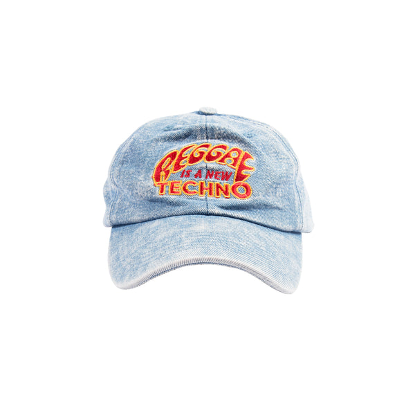 News Reggae Techno Cap - Washed Jeans