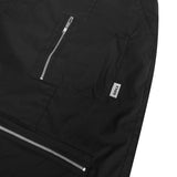 Flight Zipper Shorts - Black