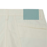 Two Tucked Barrel Pants - Cream