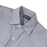 Courtside Stripe Ls Shirt - Blue