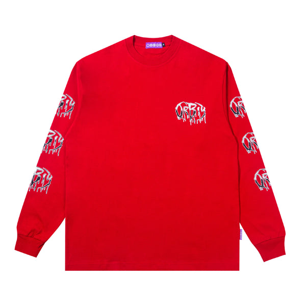 Orbis Bloods LS T-shirt Red