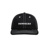 Downers 6 Panel Cap - Black