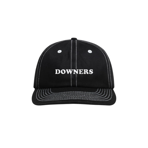 Downers 6 Panel Cap - Black