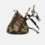 Miro Triangle Pouch - Brown Camo