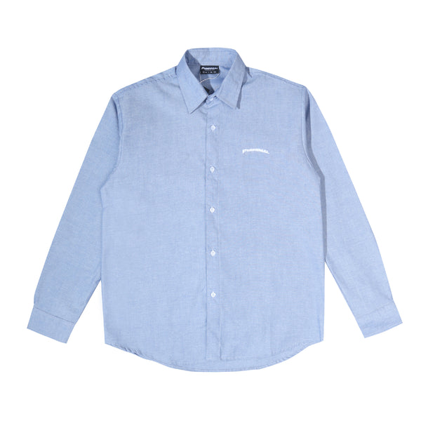 Mini Logo Ls Shirt -  Blue