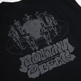 Sorake Graphique Muscle Deepa Tee - Aged Black Pigment Dyed