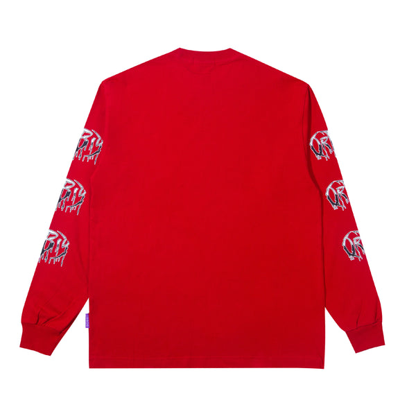 Orbis Bloods LS T-shirt Red