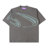 Blow Up Logo T-Shirt - Charcoal