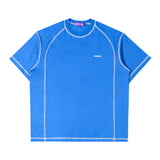 Orbis Panel Short Sleeve T-Shirt – Blue