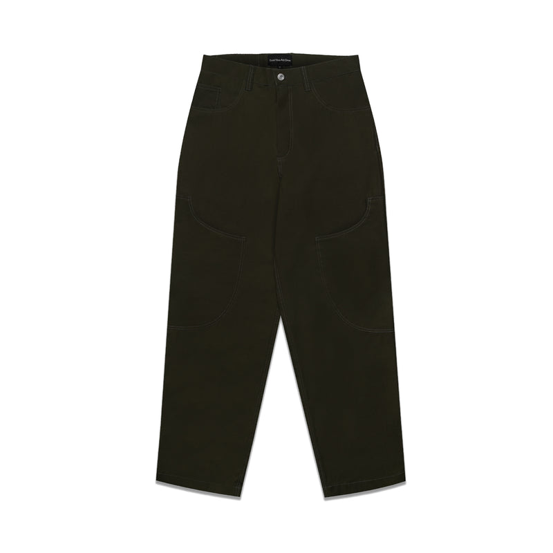 Double Knee Work Pants - Muddy Grey