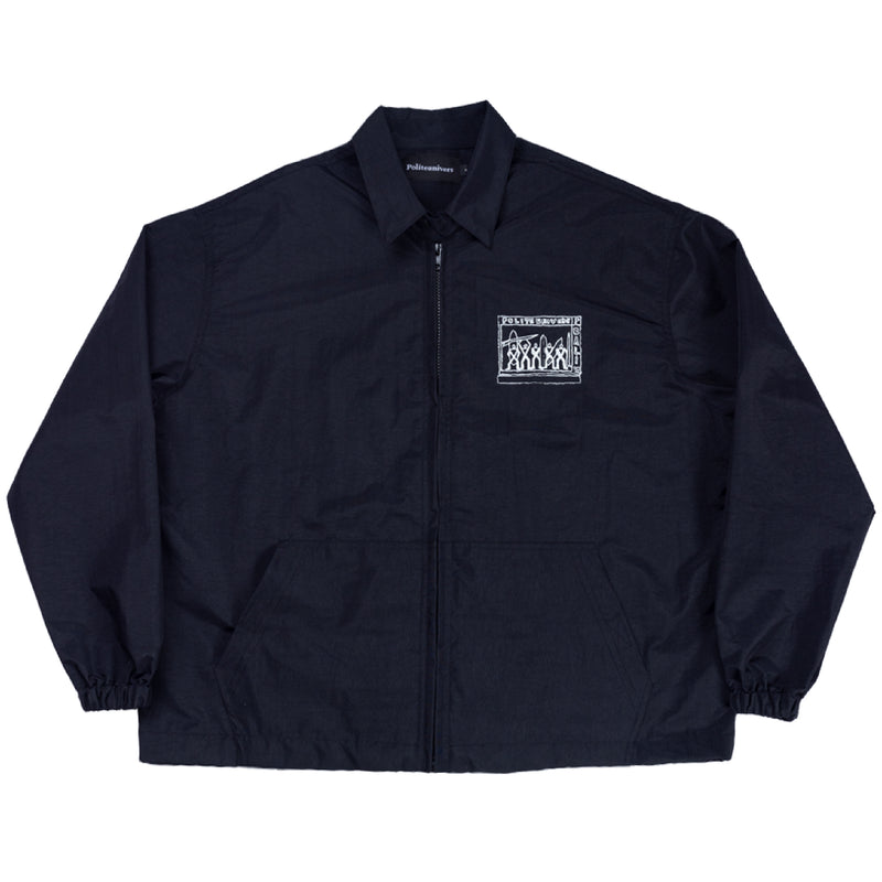 Anak Surf Bali Logo Windbreaker - Black