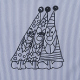 Peculiar Stripe Shirt - White/Blue