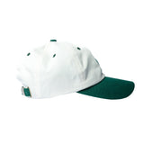 Serve Two-Tone Tennis Caps - White Green