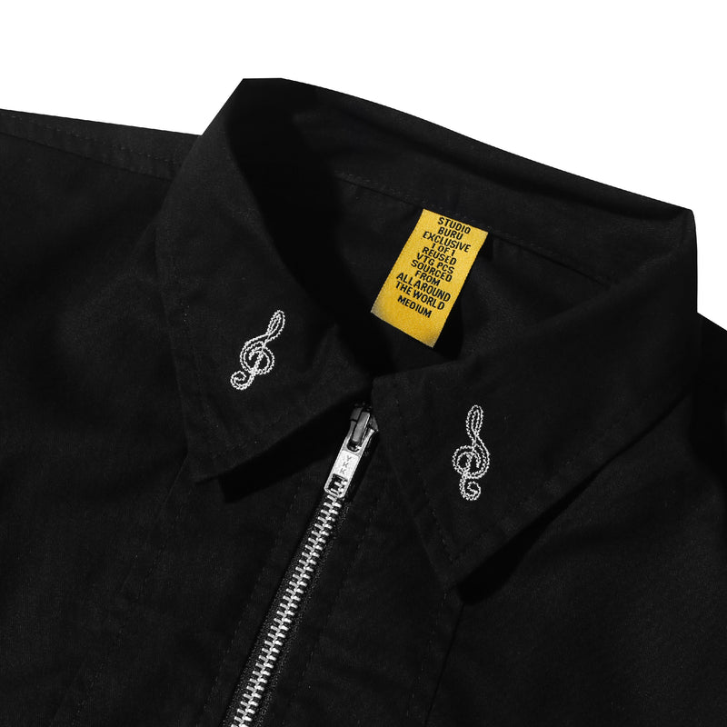 Cross Cowboy Shirt Longsleeve - Black