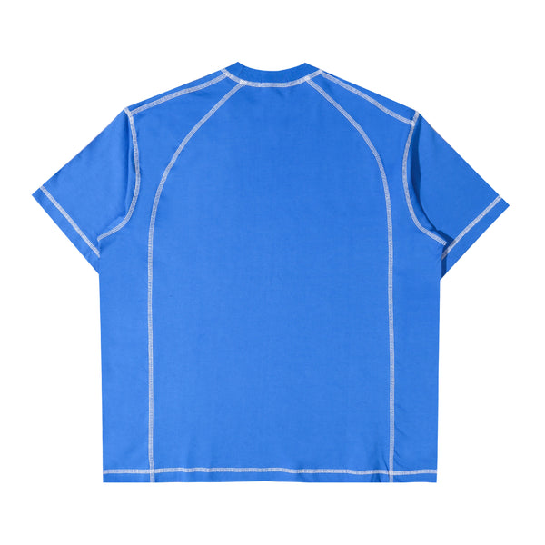 Orbis Panel Short Sleeve T-Shirt – Blue