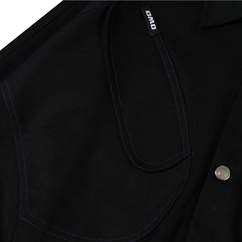 Noma Twill Pocket Jacket - Black