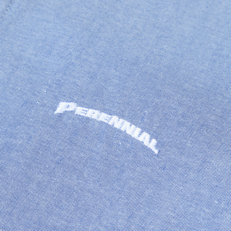 Mini Logo Ls Shirt -  Blue