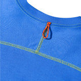 Heavy Raglan Long Sleeve Top - Blue