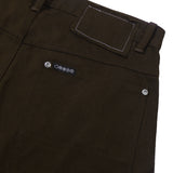 Panel Rivet Shorts - Brown