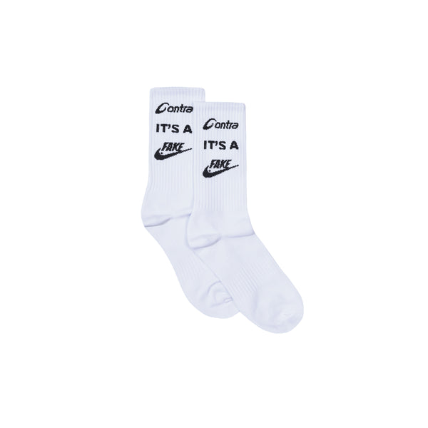 It's a Fake Sock - White