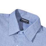 Mini Logo Ls Shirt -  Blue