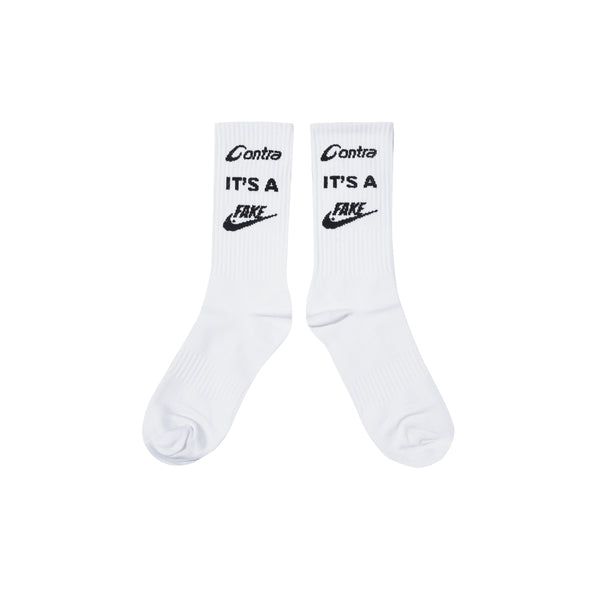 It's a Fake Sock - White