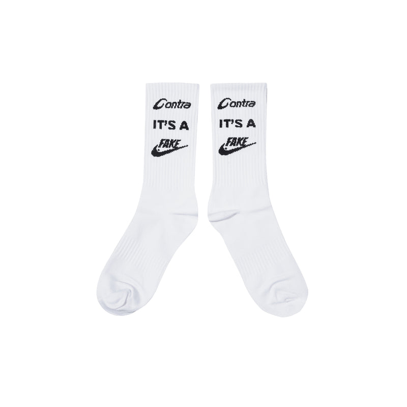 It's a Fake Sock - White