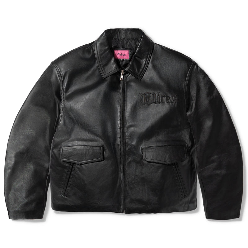 Mayhem Leather Jacket - Black
