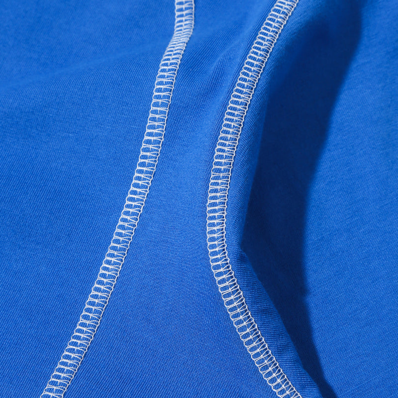 Orbis Panel Short Sleeve T-Shirt – Blue