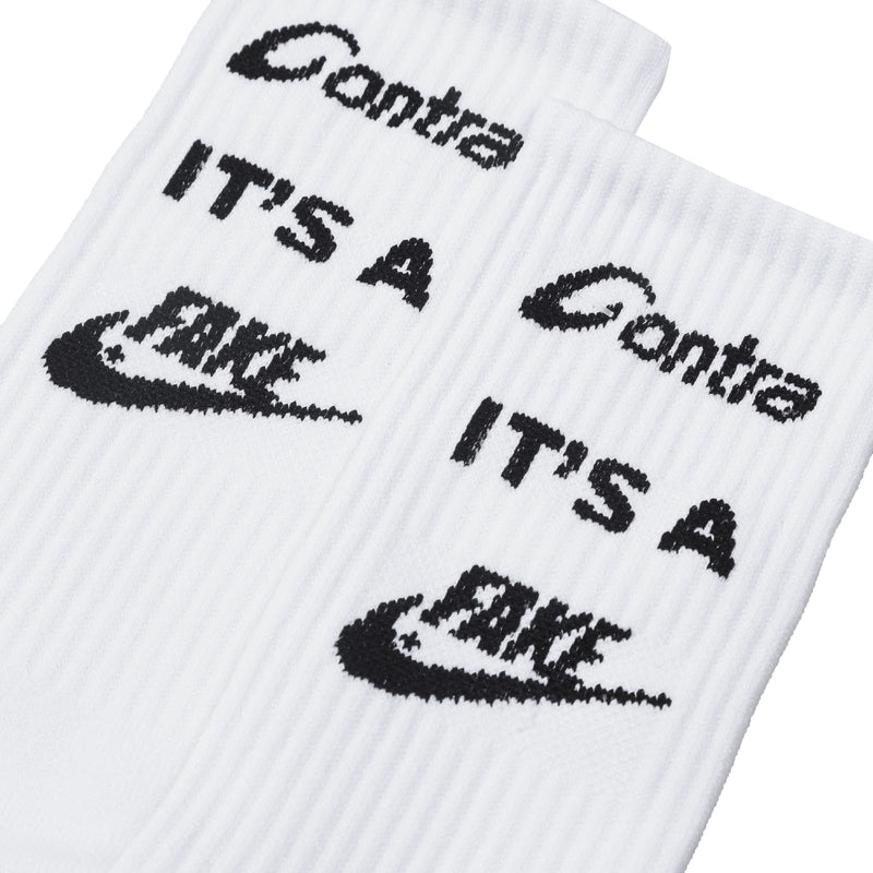 It's a Fake Sock - White