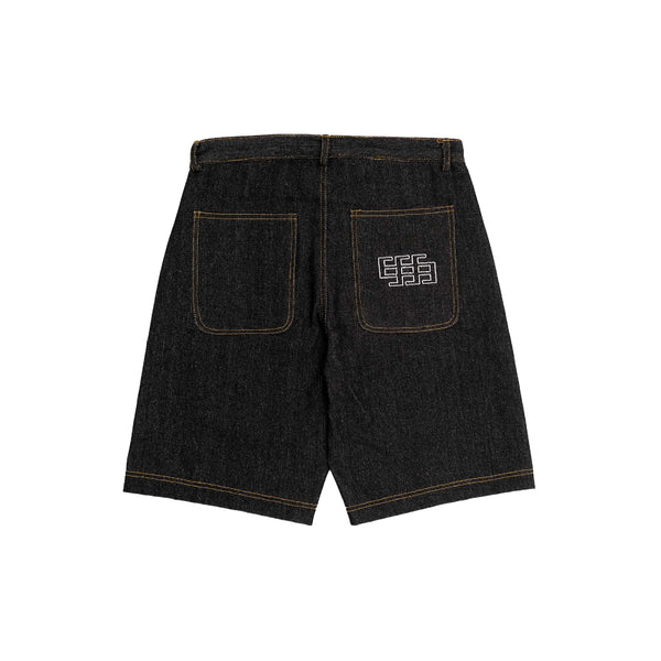 Inserted Jorts - Blue Black