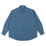 Lightweight Seersucker Shirt - Blue