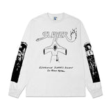 Haunting The Chapel Longsleeve T-Shirt - White