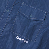 Crinckle Shirt - Blue
