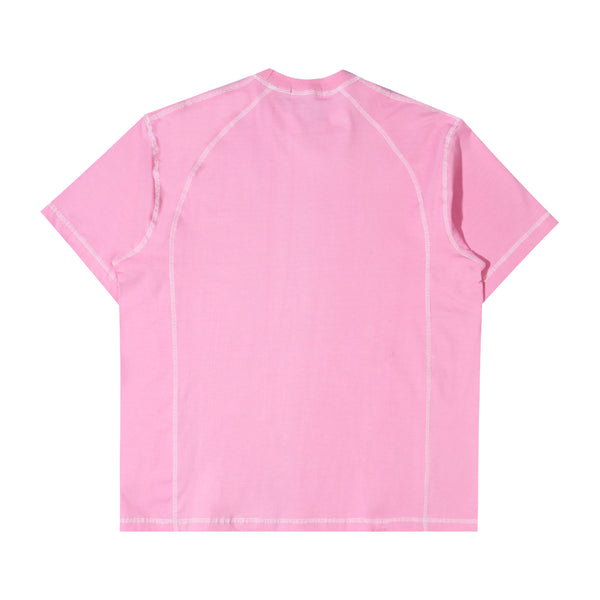 Orbis Panel Short Sleeve T-Shirt – Pink