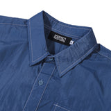 Crinckle Shirt - Blue
