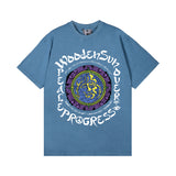 Peace Progress Shortsleeve T-Shirt - Fade Blue