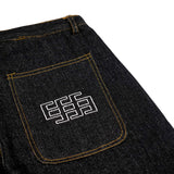 Inserted Jorts - Blue Black